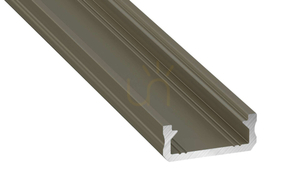 Profil LED LUMINES typ D inox anodowany 1 m small 0
