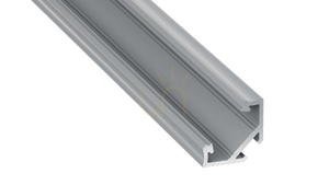 Profil LED C kątowy 45° 2,02 m srebrny anodowany taśma do 12 mm 10-0034-20 LUMINES small 0