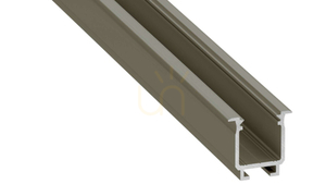 Profil LED Lumines typ W 2 m, inox anodowany, wpuszczany, 22 × 18 mm, taśma do 12 mm small 0