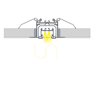 Profil LED LUMINES inTALIA wpuszczany biały lakierowany 2,02 m small 8