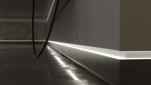 Profil LED LUMINES FLARO przypodłogowy srebrny anodowany 3 m 10-0444-30 small 4