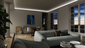 Profil LED LUMINES typ Conva srebrny anodowany 3 m small 4