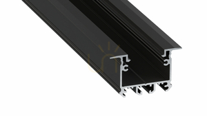 Profil LED Lumines inTALIA wpuszczany czarny lakierowany 1 m small 0