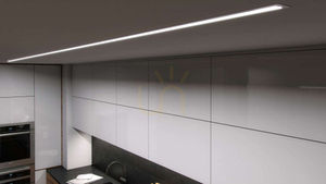 Profil LED wpuszczany LUMINES inTALIA czarny lakierowany 3 m small 2