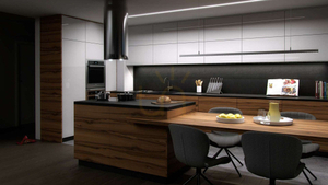 Profil LED wpuszczany LUMINES inTALIA czarny lakierowany 3 m small 4