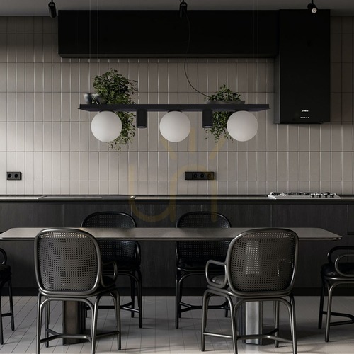 Sprawdź Lampa wisząca z półką Zuma Line PLANT 5555 SHELF, czarna