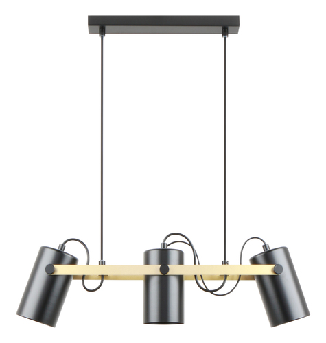 Sprawdź Lampa wisząca Zuma Line RESI A8162-3A CZARNY MAT-ZŁOTO/MATT