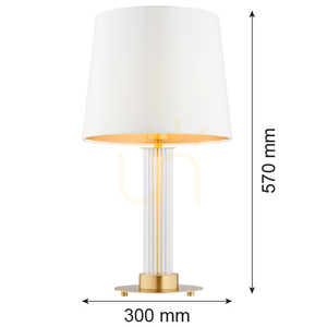 Lampa Stołowa Argon Hampton Transparentna 8540 E27 small 6