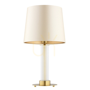 Lampa stołowa ARGON Hampton transparentna szkło mosiądz 8541 small 1