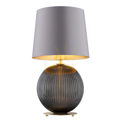 Sprawdź Lampa Stołowa Argon Hamilton Przydymiona 8539
