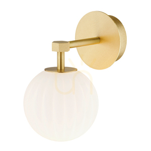 Kinkiet Argon Paloma Biały Opal Mat Mosiądz Szczotkowany 8502 small 1