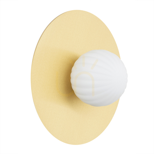Sprawdź Kinkiet i plafon Argon PALOMA 8503, szczotkowany mosiądz i opalowe szkło, E14, 30 cm