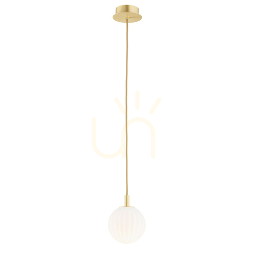 Sprawdź Lampa Wisząca Argon Paloma 8506 Biała Szkło Mosiądz E14 IP20