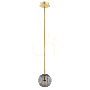 Lampa wisząca Argon Paloma dymna mosiądz szczotkowany 8512 small 1