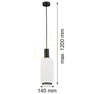 Lampa Wisząca Argon Sagunto Plus Biała Szklana E27 IP20 8563 small 2