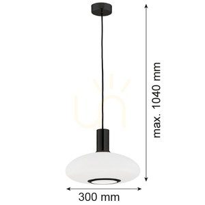 Lampa wisząca Argon Sagunto Plus biała E27 30 cm 8565 small 2