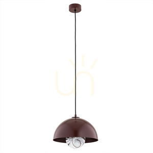 Lampa wisząca ARGON PIAVA biała marmurek E14 8444 small 1