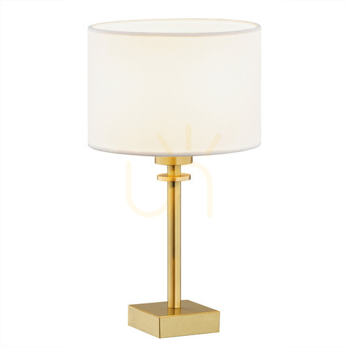 Sprawdź Lampa stołowa ARGON ABBANO biała mosiądz szczotkowany 8047