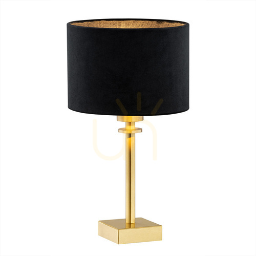Sprawdź Lampa stołowa Argon Abbano czarna mosiądz szczotkowany 8049