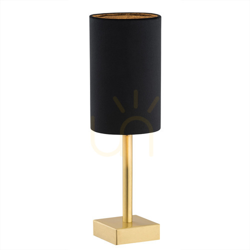 Sprawdź Lampa stołowa Argon Abruzzo czarna mosiądz szczotkowany 8031