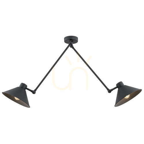 Sprawdź Lampa wisząca ARGON ALTEA 862 czarna strukturalna 2×E27 133 cm