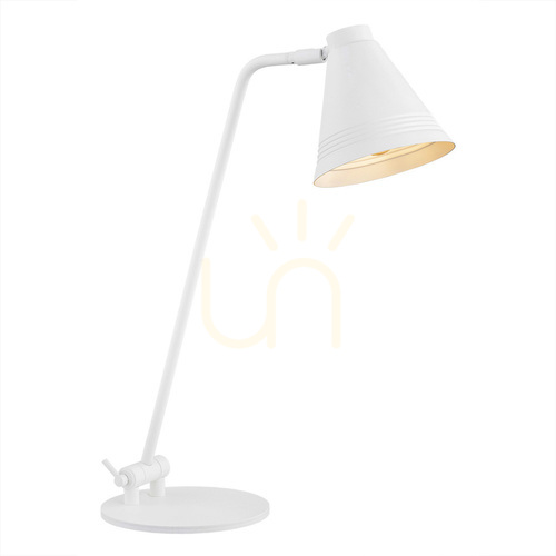 Sprawdź Lampa stołowa Argon Avalone biała stal lakierowana 8000