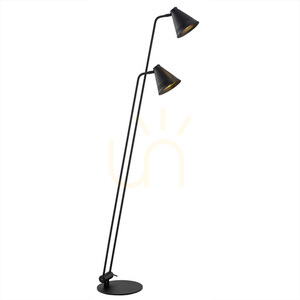 Lampa Podłogowa Argon AVALONE Czarna Stal 2xE27 IP20 7077 small 0