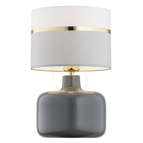 Sprawdź Lampa Stołowa Argon Beja Biało-Szara Złota 4362