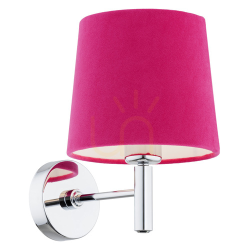 Sprawdź Kinkiet Argon Bolzano różowy chrom E27 IP20 3909