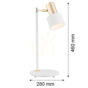 Lampa stołowa Argon DORIA biała E27 IP20 4256 small 11