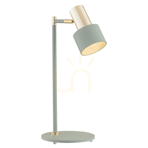 Sprawdź Lampa stołowa ARGON Doria mosiądz szałwia 4276