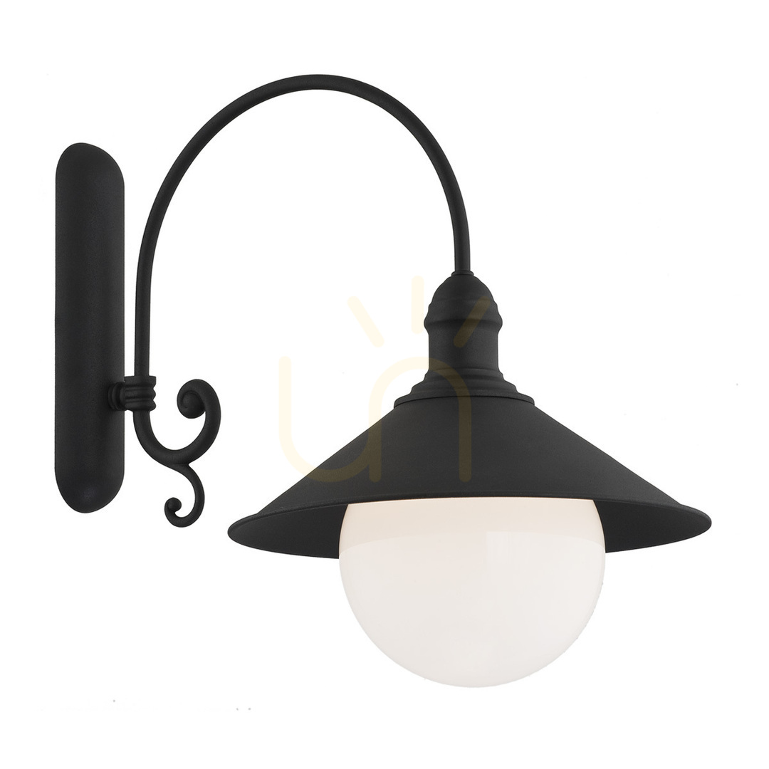 Sprawdź Kinkiet zewnętrzny Argon Erba Bis czarny IP44 E27 3286 Kinkiet zewnętrzny Argon Erba Bis czarny IP44 E27 3286