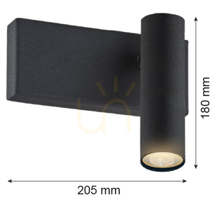 Kinkiet Argon Etna Plus czarny 8065 G9 IP20 small 2