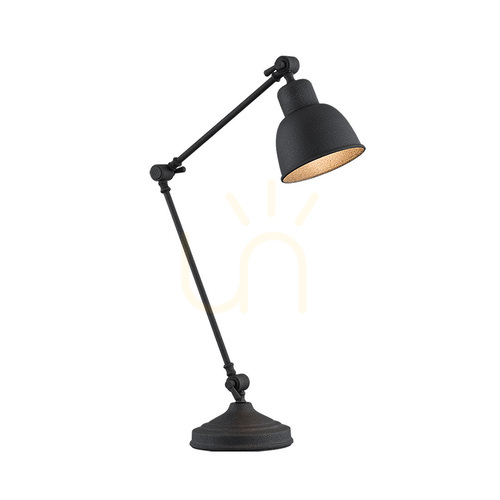 Sprawdź Lampa stołowa ARGON Eufrat czarna stalowa 1xE27 3197