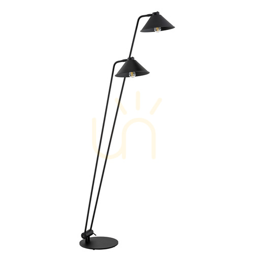 Sprawdź Lampa Podłogowa Argon GABIAN Czarna Stal E27 7075