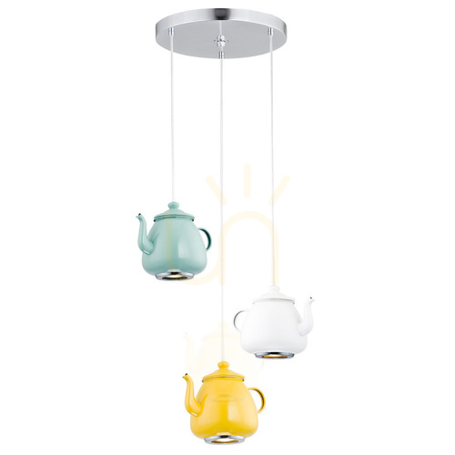 Sprawdź Lampa Wisząca Argon Jamajka Wielokolorowa 3xGU10 IP20 1326