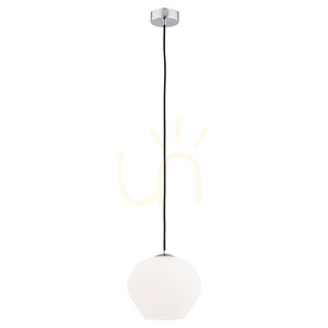 Lampa Wisząca Argon Kalimera Biała Chrom 1xE27 IP20 4040 small 0