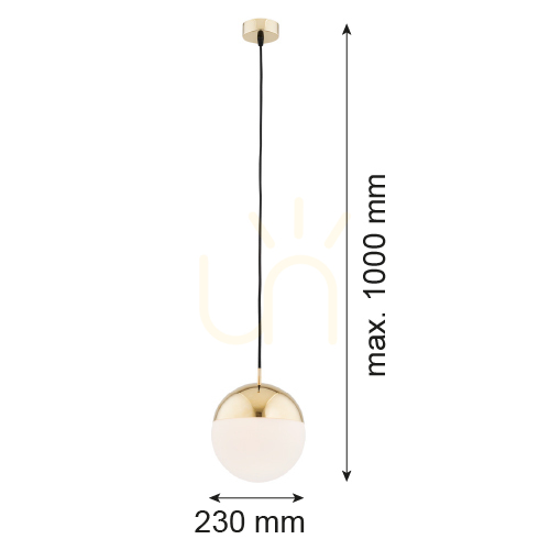 Zobacz Lampa wisząca ARGON Livia mosiądz IP44 4029 Lampa wisząca ARGON Livia mosiądz IP44 4029