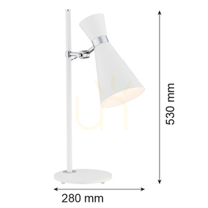 Lampa stołowa Argon Lukka biała 3890 1xE27 IP20 small 3