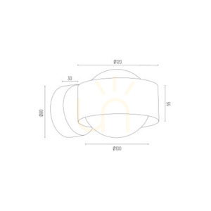 Kinkiet ARGON Massimo Plus opalowo-granatowy G9 IP44 8061 small 2