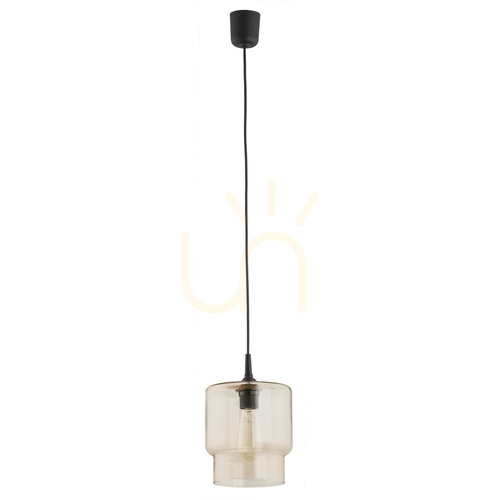 Sprawdź Lampa Wisząca Argon Newa Słomkowa Szklana 1xE27 15W 3273