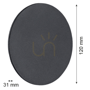 Kinkiet Argon Oregon czarny LED 3 W IP20 3862 small 2