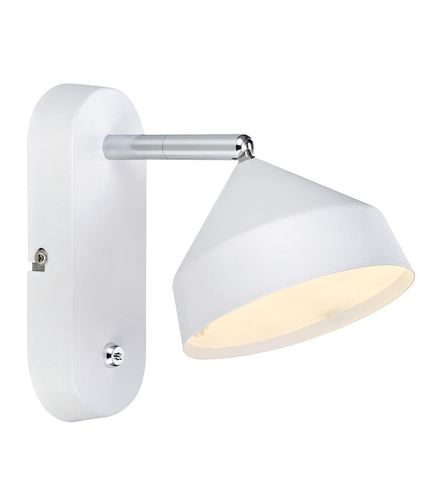 Sprawdź Kinkiet Markslojd Tratt LED biały metalowy 105801 Kinkiet Markslojd Tratt LED biały metalowy 105801