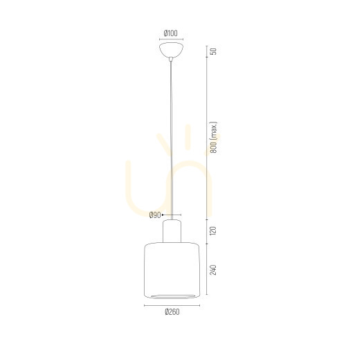Sprawdź Lampa Wisząca Argon Portoryko Chrom Jasny Brąz E27 3667