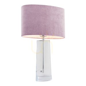 Lampa Stołowa Argon Prato Różowa Transparentna 3841 small 0