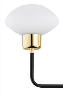 Kinkiet Argon Ravello 8032 E27 biały opal mat czarny mosiądz IP20 small 3