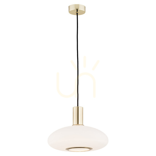 Sprawdź Lampa Wisząca ARGON Sagunto Biała Mosiądz 30 cm IP20 4358