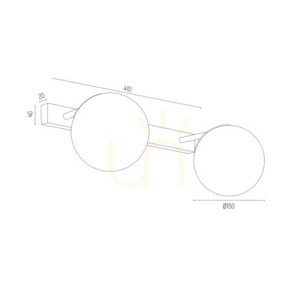 Kinkiet Argon Satelite Chrom IP44 2xE27 SKU 841 small 2