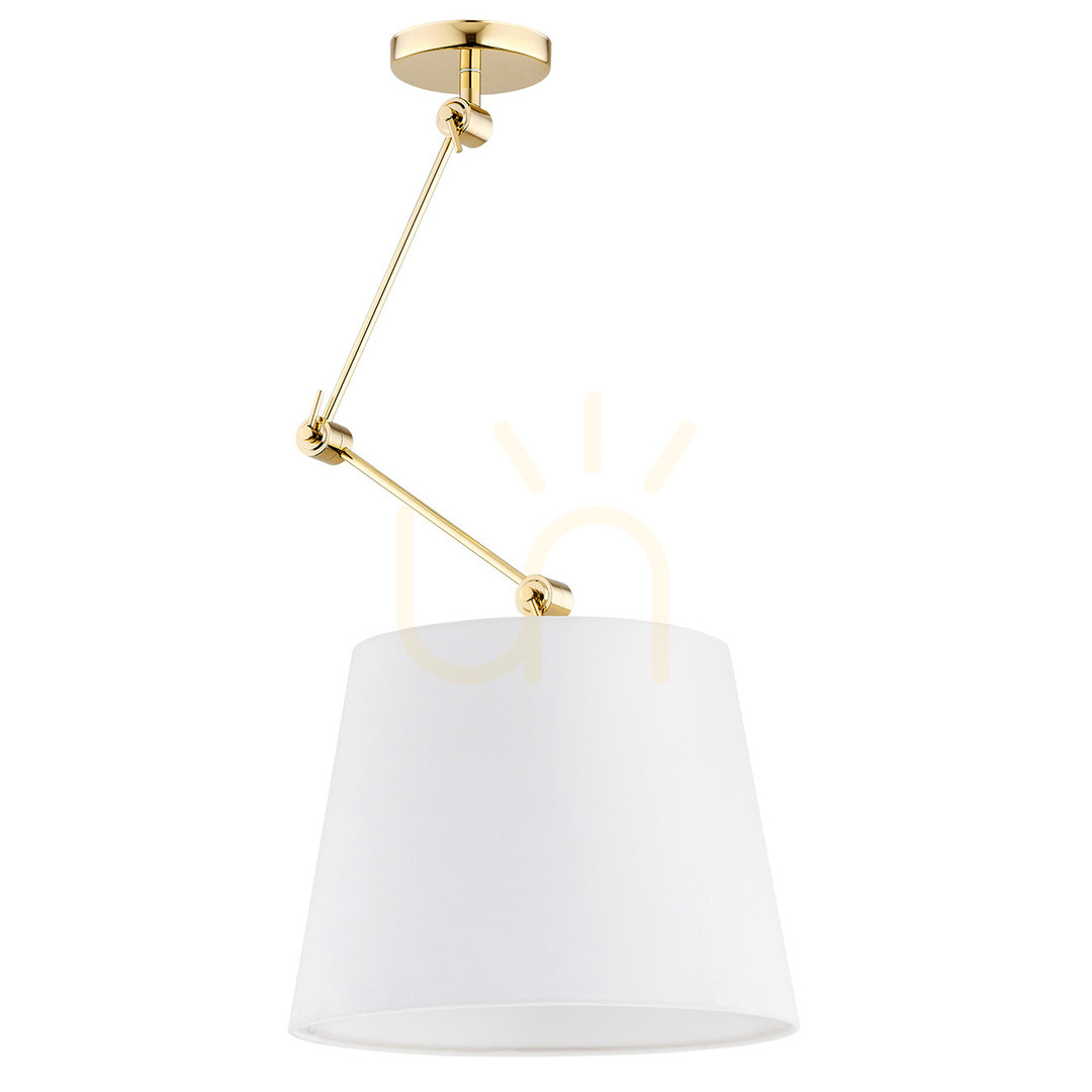 Zobacz Lampa Wisząca Argon Zakyntos Plus Biała Welurowa E27 4895 Lampa Wisząca Argon Zakyntos Plus Biała Welurowa E27 4895