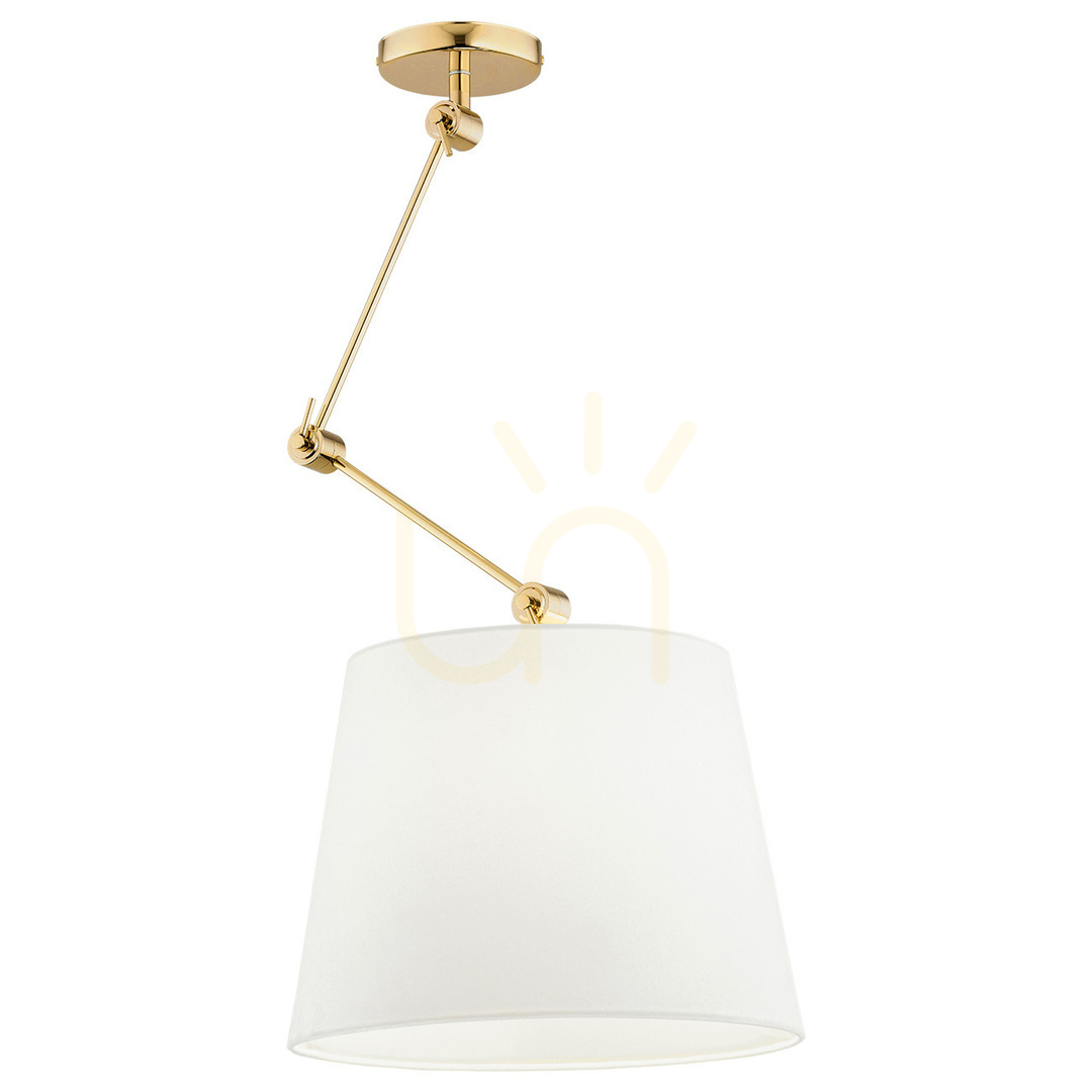 Sprawdź Lampa Wisząca Argon Zakyntos Plus Biała Welurowa E27 4895 Lampa Wisząca Argon Zakyntos Plus Biała Welurowa E27 4895